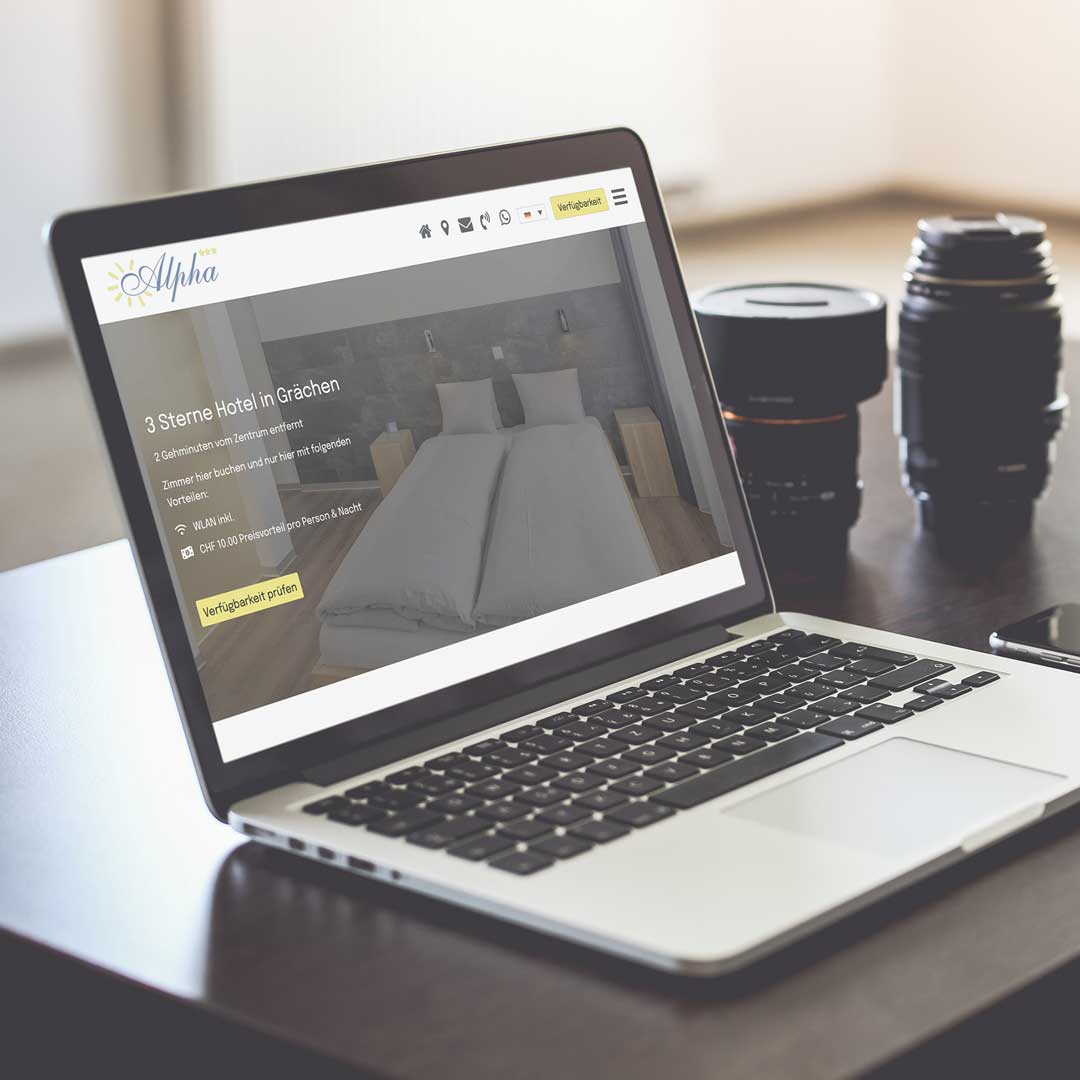 Webdesign für die Gemeinde Grächen